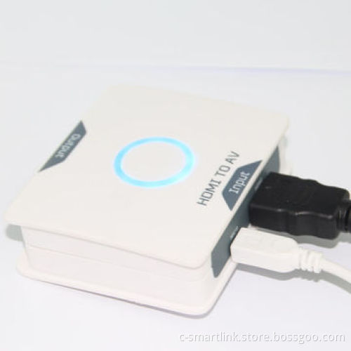 HDMI to AV Converter, Replacement with HDMI 1.3 and HDCP, 5V DC Power Supply